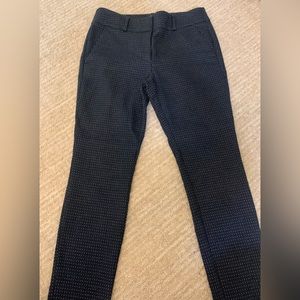 Ann Taylor Loft-Marissa Skinny Dress Pants; navy/white